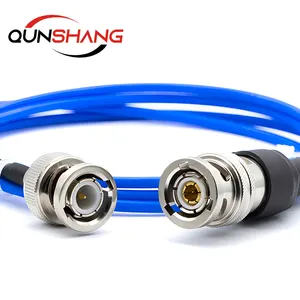 Triax 3-Lugs Triaxial TRB male PL75-47 to bnc male Double Shielded TRX316 TRX141 1553B signal test RF coaxial Cable assembly