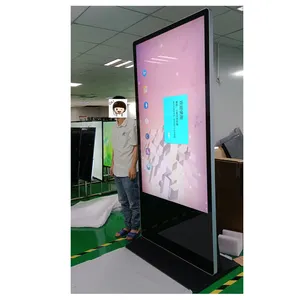 43 50 55 65 75 86 Inch Wifi 4G modul Advertising Player Freestanding Totem LCD Digital Signage interaktive Kiosk touchscreen