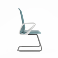 Chaise de bureau ergonomique en maille à dossier moyen, fournie directement par l'usine, pour projets de mobilier de bureau design