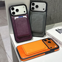 Étui portefeuille magnétique en cuir pour iPhone 17 Air 16 Plus 15 14 13 12 Pro Max 11 avec porte-cartes – Housse de protection pour téléphone portable