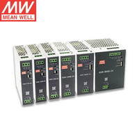 Alimentation électrique sur rail DIN série MeanWell EDR NDR XDR 75W 120W 12V 24V 48V Sortie CC pour systèmes de contrôle industriels