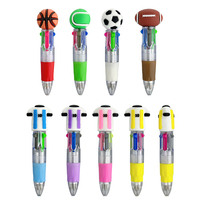 Bolígrafo Retráctil Multicolor con Diseño de Robot Deportivo 4 en 1, Ideal para Niños, Estudiantes y como Regalo