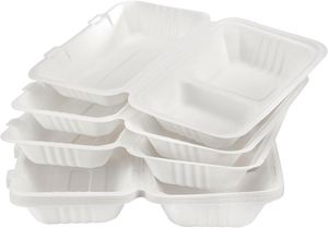 Contenedor de Alimentos Desechable Biodegradable y Compostable de Bagazo de Caña de Azúcar para Chicle y Sushi, Lonchera para Llevar - Product Image 4