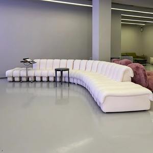 La <span class=keywords><strong>Suisse</strong></span> Importée Designer Serpentine Canapé <span class=keywords><strong>Villa</strong></span> Petite Maison Antique Combinaison Arc Canapé Modulaire - Product Image 6