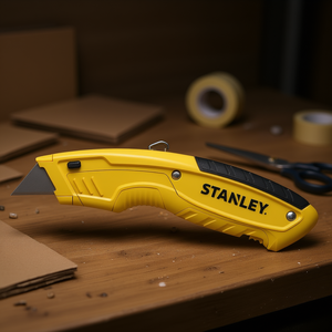 Cuchillo retráctil Stanley de 18 mm para cortar y trabajar manualidades - Product Image 3