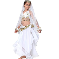 Robe de danse du ventre indienne gitane arabe Costume de performance Tutu Costumes de danse anime pour filles