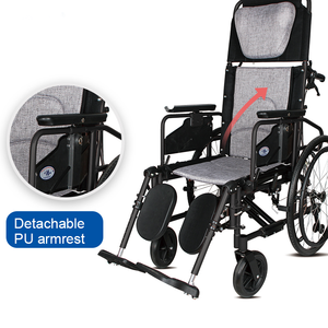 Guangzhou pequeño plegable información de ubicación de la carpeta al aire libre chino ancianos silla de ruedas precio - Product Image 4
