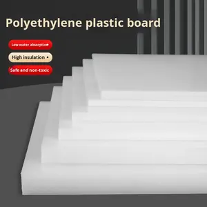 PEボード乳白色食品グレード耐摩耗性低温耐性カスタムパンチプラスチックシート - Product Image 4