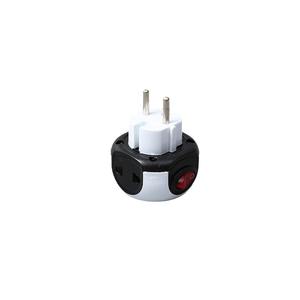 Portable Travel <b>Adapter</b> With Switch 100-240V Universal <b>European</b> Standard Power Plug ABS Material - Product Image 2