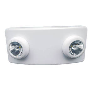 Luminaria de Emergencia LED Doble con Carcasa de ABS, Batería de Respaldo, Luz de Emergencia para Salidas y Pasillos de Emergencia - Product Image 1