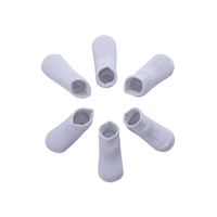 Summer Soft Plain Solid White 0-12 Mois Nouveau-né Bébé 100% Chaussettes en coton