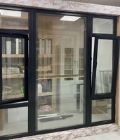 Ventanas Abatibles y Giratorias de PVC Modernas Weibo con Función Antirrobo, Venta de Fábrica, Ventana Abatible y Giratoria de PVC para Uso en Hoteles