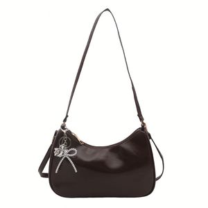 Bolsos cruzados de un solo hombro a la moda para mujer, bolsos de mano de cuero PU de lujo para mujer - Product Image 1