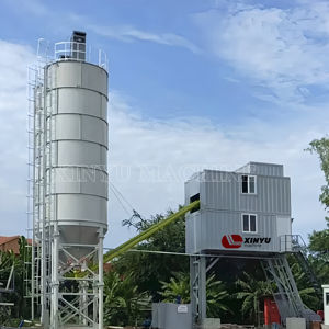 HZS50 Usine de dosage et de mélange de béton Bin Centrale à béton avec protection de l'environnement à vendre HZS50 - Product Image 3