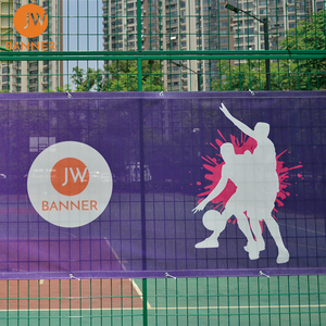 Tùy Chỉnh Hơn Có Kích Thước <span class=keywords><strong>PVC</strong></span> Lưới Biểu Ngữ Grommet Dấu Hiệu Biểu Ngữ <span class=keywords><strong>Windproof</strong></span> Hàng Rào Vinyl Lưới Biểu Ngữ - Product Image 2