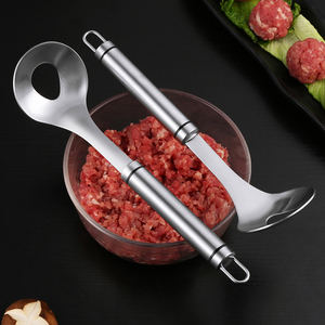HelloWorld creatore di <span class=keywords><strong>polpette</strong></span> creativo creatore di <span class=keywords><strong>polpette</strong></span> cucchiaio in acciaio inossidabile utensili da cucina antiaderenti gadget e accessori da cucina - Product Image 2