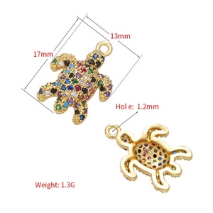 Liontin Seri Hewan Gaya Baru, Ukuran Kecil, Bentuk Kumbang, Burung Hantu, Gajah, Kupu-kupu, untuk Gelang, Kalung, dan Pin - Product Image 3