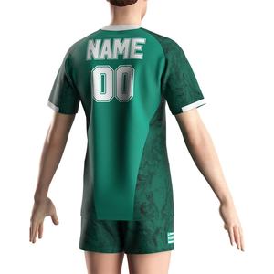 Offre Spéciale – Ensemble de Sport Sublimé pour Hommes : Maillot de Rugby Col V et Short – Idéal pour la Musculation et l'Entraînement en Salle de Sport - Product Image 6