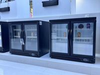 Réfrigérateur à bière sous comptoir en verre de haute qualité pour mini-bar, vitrine de présentation, vente en gros