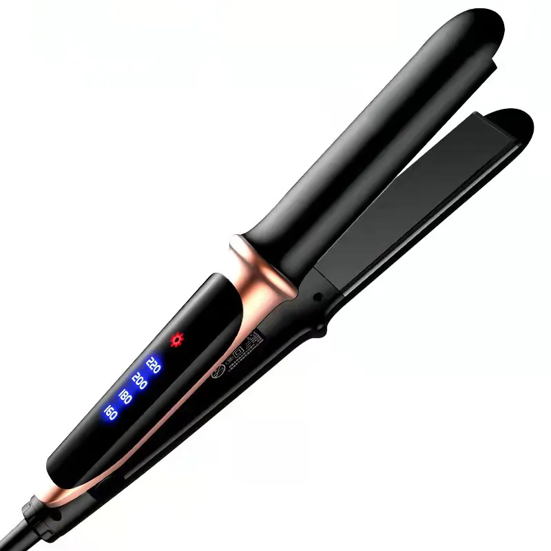 Electric Hair Clip And Comb Flat Iron Hair Straightener Hair Curl Iron Set