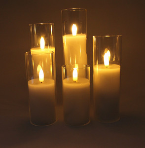 Nến Có Bộ Hẹn Giờ Nến Không Lửa <span class=keywords><strong>Led</strong></span> Sáp Paraffin Dùng Pin Giá Rẻ - Product Image 6