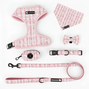 Conjunto de Arnés para Perro Personalizado OEM, Arnés Ajustable de Tweed con Correa para Perro, Entrenamiento de Mascotas, Conjunto de Arnés de Lujo Personalizado para Perro - Product Image 2