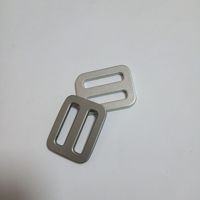 Boucles de ceinture coulissantes en aluminium 20mm/26mm/38mm/46mm/52mm – Clips réglables en métal carré pour sangle