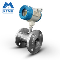 Industrial Digital High Accuracy 4-20mA Output RTU Liquid Oil Water Diesel Fuel RS485 Modbus Flange Stainless Steel Turbine OEM