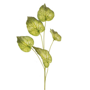 Plantas Verdes Artificiales con Hojas de Begonia, Alta Simulación, Decoración de Escritorio Interior, Alambre de Plástico QH 57076 - Product Image 5