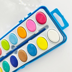 Ensemble de peinture aquarelle semi-sèche 16 couleurs pas cher de Chine, palette d'aquarelle professionnelle, vente directe d'usine pour étudiants - Product Image 5