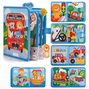 Nuevo Diseño, Venta Rápida para Revendedores, Fuente de Tráfico FBA, Juguete Educativo de Aprendizaje Cognitivo, <span class=keywords><strong>Libro</strong></span> Sensorial Montessori de Fieltro, <span class=keywords><strong>Libro</strong></span> Silencioso - Product Image 1