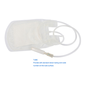 Bolsa <span class=keywords><strong>de</strong></span> <span class=keywords><strong>Sangre</strong></span> Triple Vacía <span class=keywords><strong>Anticoagulante</strong></span> para Transfusión <span class=keywords><strong>de</strong></span> Calidad Médica CPDA-1, Personalizada, Ecológica, <span class=keywords><strong>de</strong></span> Poliéster Transparente con Certificación CE - Product Image 4