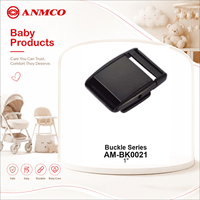 Sangle de harnais personnalisée ANMCO à dégagement rapide, boucle en plastique à 3 voies pour poussette et berceau pour enfants