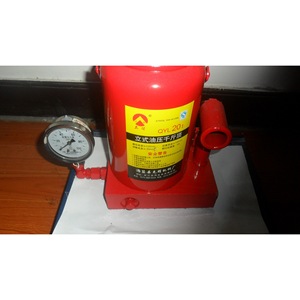 แม่แรงไฮดรอลิกแบบตั้ง Qyl 20T พร้อมเกจวัดแรงดัน ฐานสี่เหลี่ยม รับน้ำหนักได้ 20 ตัน สำหรับการวัดค่าทางทดลอง - Product Image 1