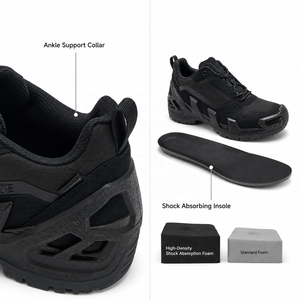 <b>Waterproof</b> Breathable Lightweight Men Anti Slip Synthetic Upper EVA Outsole Summer Mountain Hiking Trekking <b>Shoes</b> Outdoor - Product Image 4