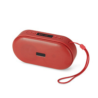 Haut-parleur portable d'extérieur mini radio avec écran LCD, Bluetooth, lecteur de musique FM, subwoofer, en plastique, bidirectionnel – Meilleure vente en Afrique