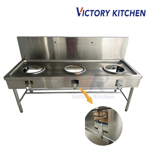 เตาแก๊สสเตนเลสสตีลสีเงิน 3 หัวเตา ยี่ห้อ VICTORY รุ่น VCT เป็นมิตรต่อสิ่งแวดล้อม สำหรับอุปกรณ์ครัว - Product Image 5