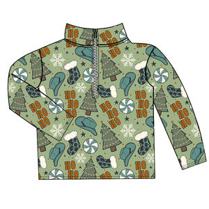 Giacca Invernale 2023 in Tessuto Sherpa Occidentale per Bambini, Calda con Zip, Manica Lunga, Pullover in Pile Polare - Product Image 5