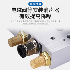 ตัวกรองลมทองเหลือง NGS ขนาด M5 1/2 นิ้ว สำหรับเครื่องอัดอากาศ - Product Image 3