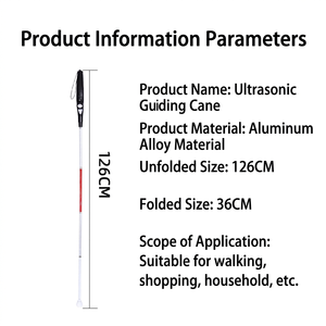 Canne électronique intelligente à ultrasons DF901 avec indication vocale et évitement intelligent des obstacles - Product Image 4
