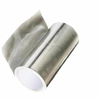Tissu tissé en PE laminé avec du papier d'aluminium pour l'isolation et la barrière contre la vapeur d'eau des murs extérieurs