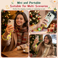 Cable de Carga Rápida de 60W con Correa de Muñeca Navideña Personalizada, Regalo Promocional, Fabricante de Cables USB C a Tipo C