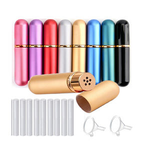 Altın Gümüş Siyah Alüminyum DIY Boş Uçucu Yağ İnhaler Kozmetik Serigrafi Metal Şişeler Burun İnhalerleri Özelleştirilebilir - Product Image 1