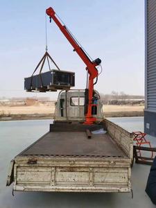 Гидравлический мини-Электрический кран Портативный Телескопический подъемный складной кран новое состояние стальной материал для розничной торговли - Product Image 4