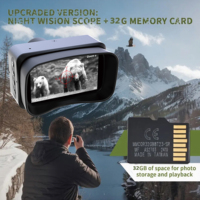 Appareil de vision nocturne infrarouge à objectif unique avec écran haute définition 4K, caméra numérique portable pour la chasse et le camping