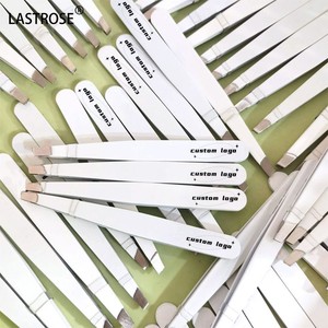 Ensemble de pinces à sourcils en acier inoxydable à marque privée, pinces à sourcils pointues, outils d'extension de cils pour salon de beauté - Product Image 3