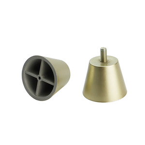 Factory Direct Sales Conical Adjustable Cabinet Feet Gold <b>Silver</b> Table Furniture Feet Industrial Components Adjustable Screws - Product Image 4