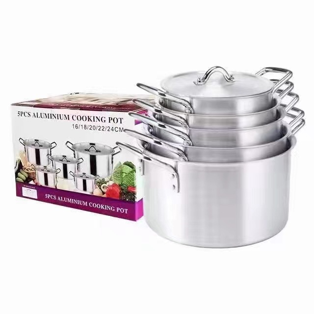 silver 5-Piece Set (16/18/20/22/24cm)