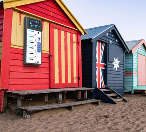 Y2 Power <span class=keywords><strong>ZEN</strong></span> Pro, casier de recharge pour télé<span class=keywords><strong>phone</strong></span> ultra-fin à <span class=keywords><strong>6</strong></span> baies, station de recharge extérieure avec écran publicitaire de 14 pouces pour les conférences - Product Image 3