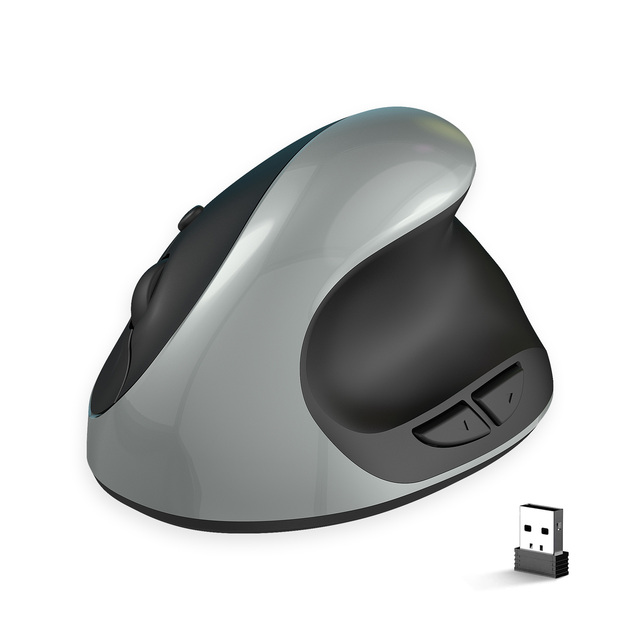 HXSJ X10 2.4G Wireless Ergonomic Lightweight 1600DPI Adjustable Optical Vertical Gaming Mouse for Office Laptop Hot Product